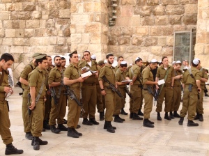 IDF Soldiers at Kotel